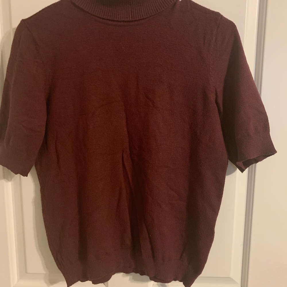 Vero Moda Maroon Turtleneck Sweater